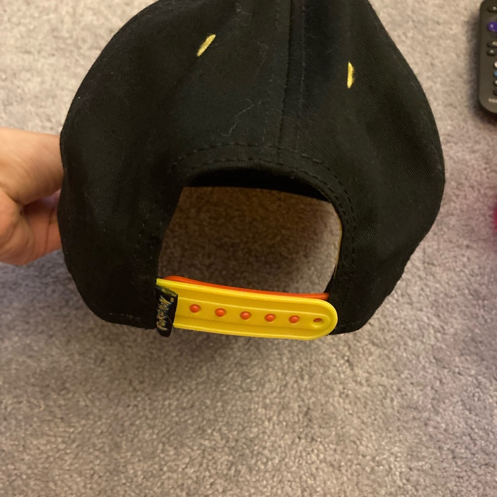 POKÉMON BLACK and YELLOW and RED OSFM SnapBack hat - Picture 5 of 11